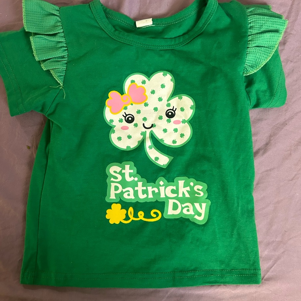 Green St. Patrick's Day Kids Shirt